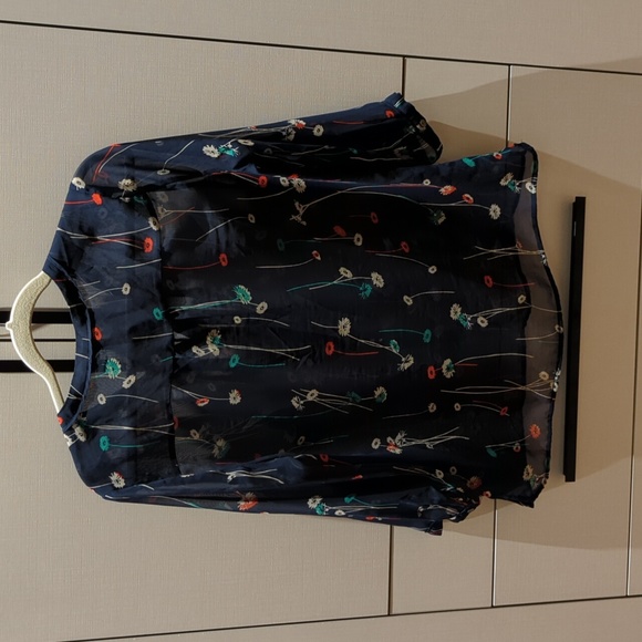 Banana Republic Navy Blouse - Picture 4 of 4